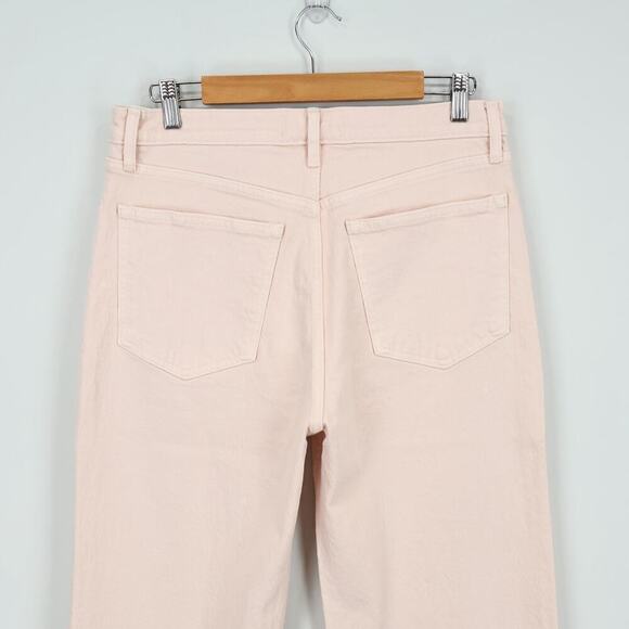 Abercrombie & Fitch High Rise 90s Relaxed Jean Light Pink 30 Short NWT - Picture 9 of 9